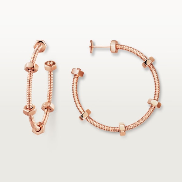 Ecrou de Cartier earrings Rose gold