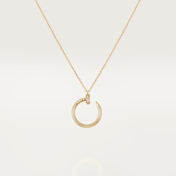 Juste un Clou necklace, diamonds Yellow gold, diamonds