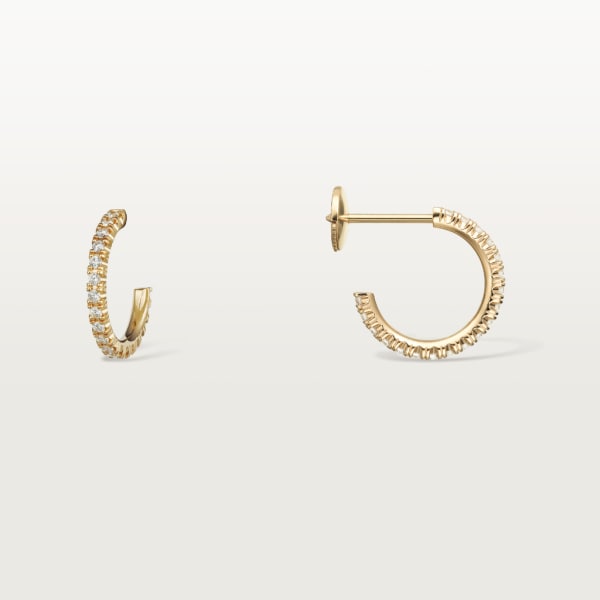 Etincelle de Cartier earrings Yellow gold, diamonds