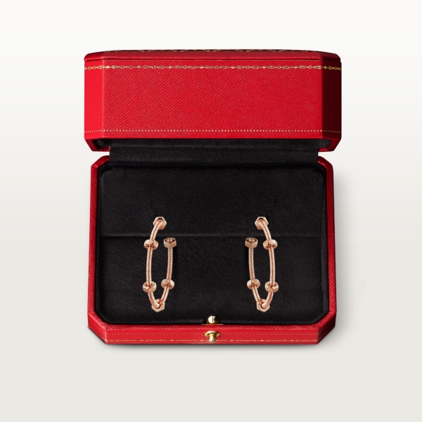 Ecrou de Cartier earrings Rose gold