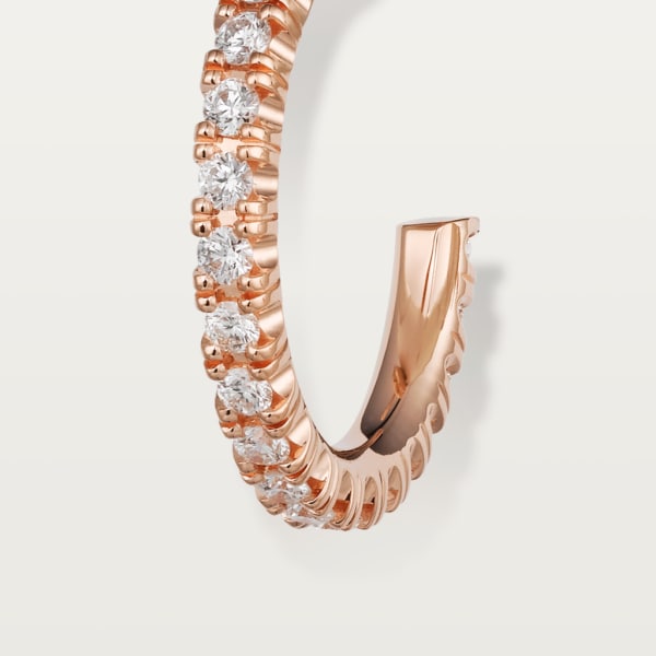 Etincelle de Cartier earrings Rose gold, diamonds