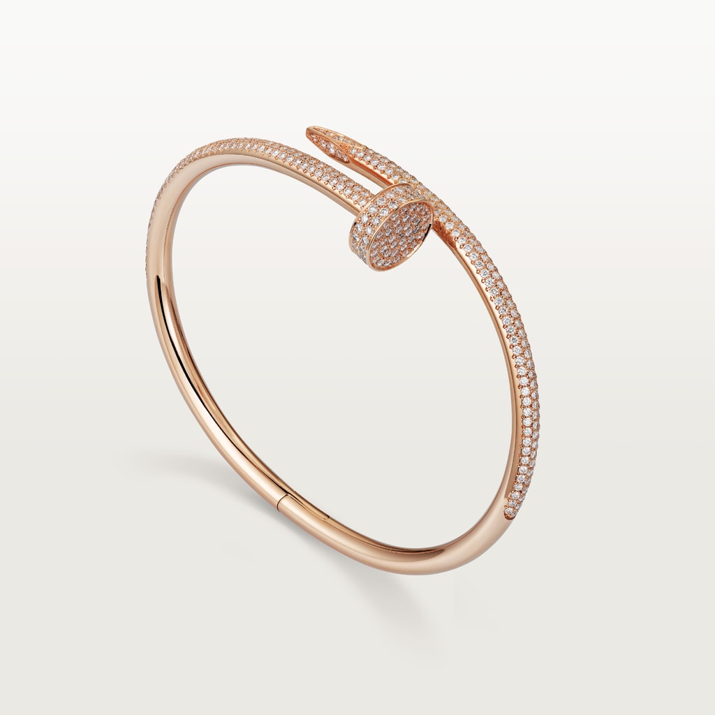 Juste un Clou braceletRose gold, diamonds