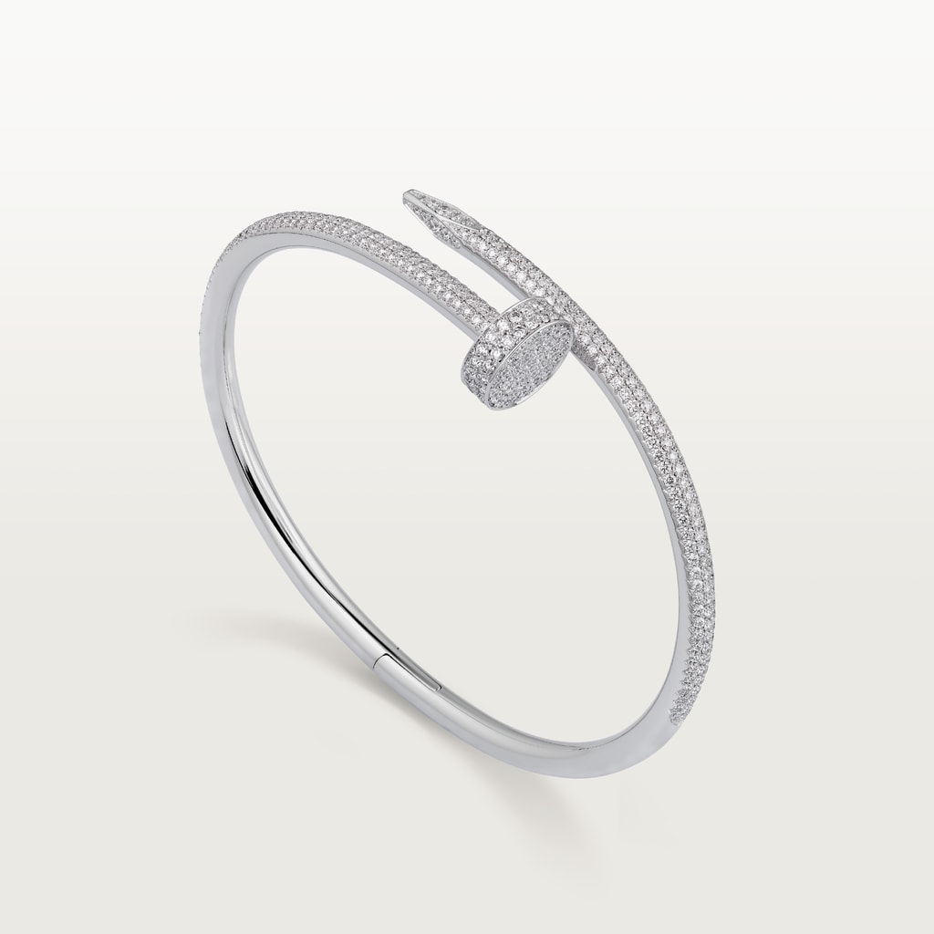 Juste un Clou bracelet, classic model, diamondsWhite gold, diamonds