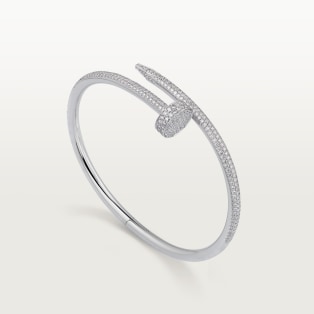 Juste un Clou bracelet, classic model, diamonds White gold, diamonds