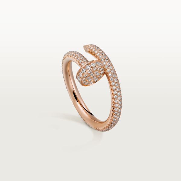 Juste un Clou ring Rose gold, diamonds