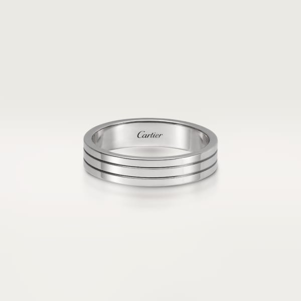 Vendôme Louis Cartier Wedding Ring White gold