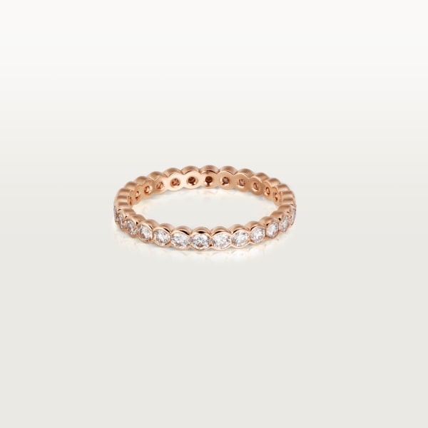 Broderie de Cartier wedding band Rose gold, diamonds