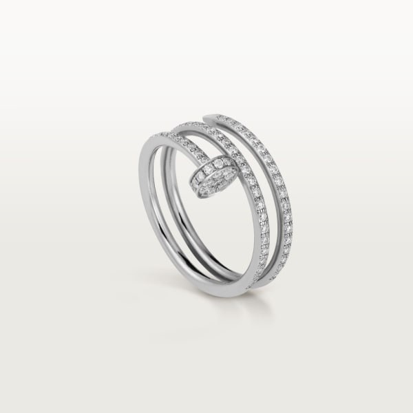 Juste un Clou ring White gold, diamonds