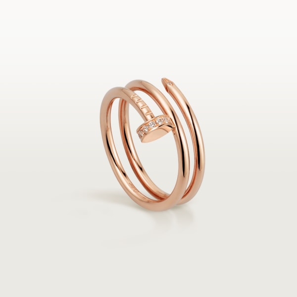 Juste un Clou ring Rose gold, diamonds