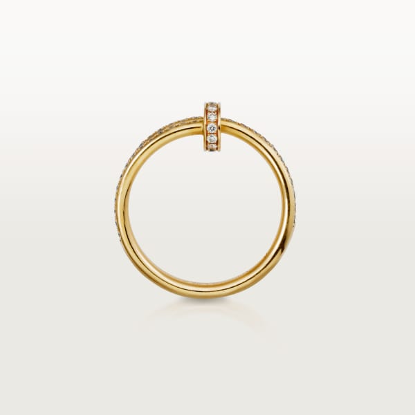 Juste un Clou ring Yellow gold, diamonds