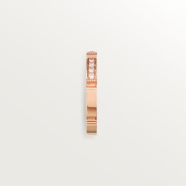 Maillon Panthère wedding ring Rose gold, diamonds