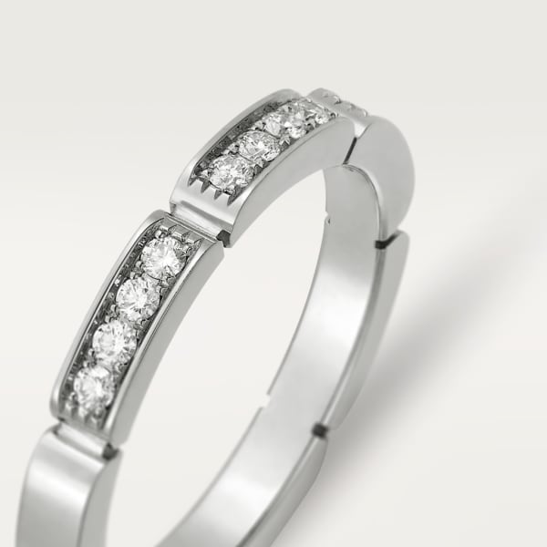 Maillon Panthère wedding ring White gold, diamonds