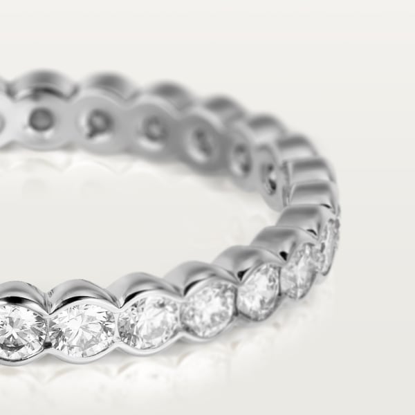 Broderie de Cartier wedding band White gold, diamonds