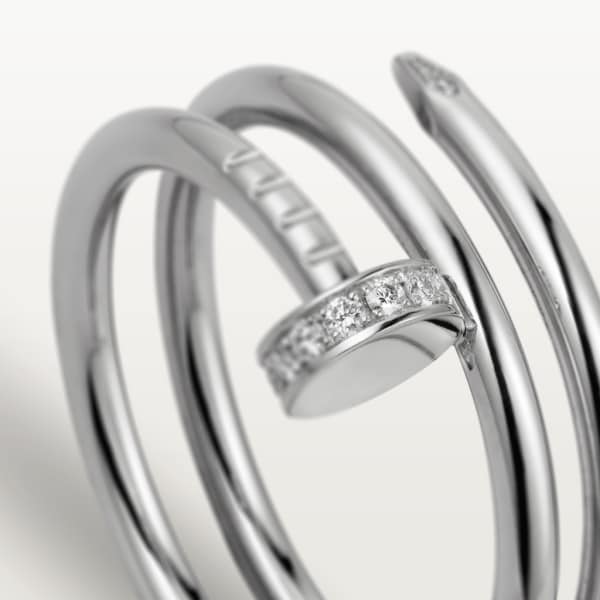 Juste un Clou ring White gold, diamonds