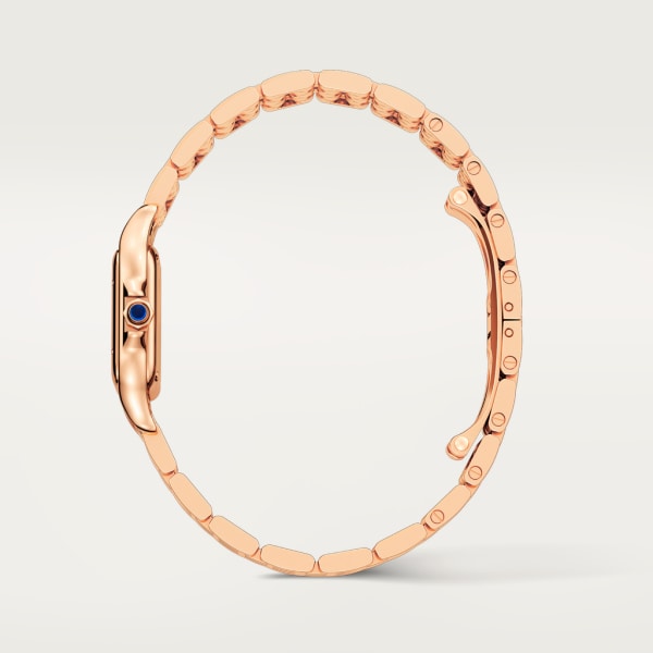 Panthère de Cartier watch Small model, quartz movement, rose gold