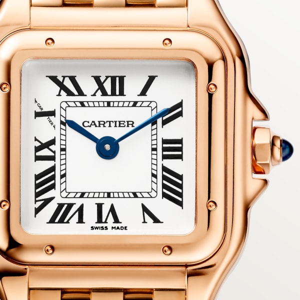 Panthère de Cartier watch Small model, quartz movement, rose gold