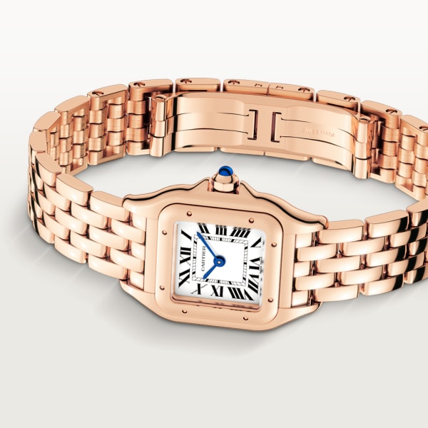 Panthère de Cartier watch Small model, quartz movement, rose gold