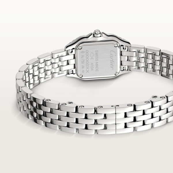 Panthère de Cartier watch Mini model, quartz movement, white gold