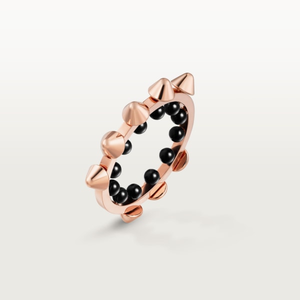 Clash de Cartier ring Rose gold, onyx