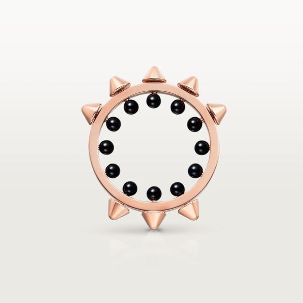 Clash de Cartier ring Rose gold, onyx