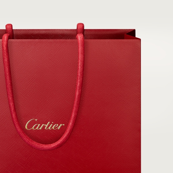 Must de Cartier LM notebook cover Burgundy calfskin, golden finish