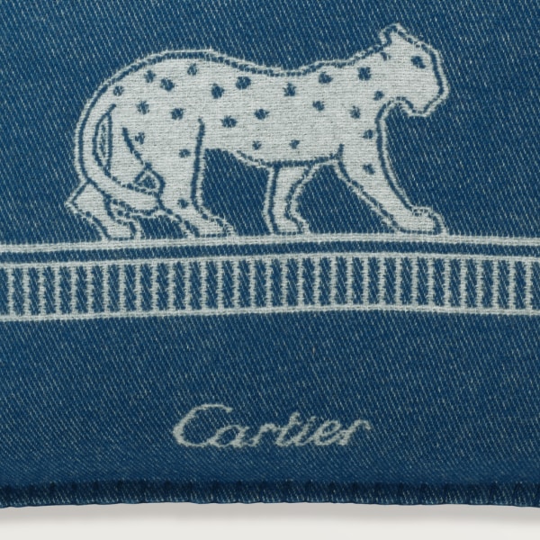 Panthère de Cartier cushion Merino wool and cashmere