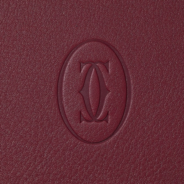 Must de Cartier MM trinket tray burgundy calfskin