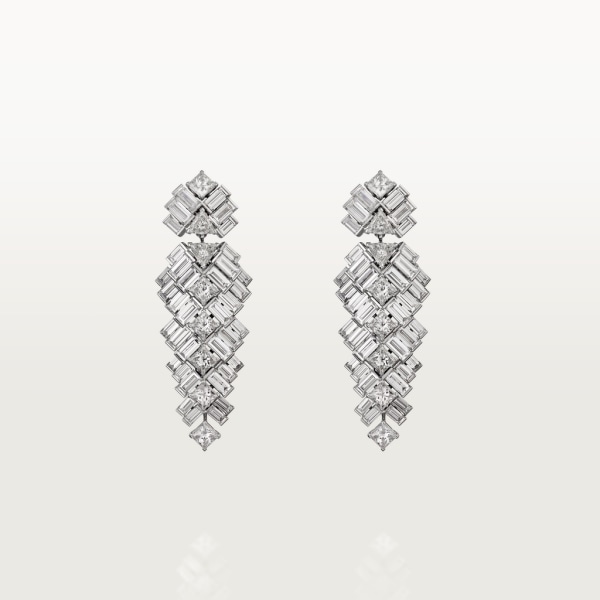 Reflection de Cartier earrings White gold, diamonds