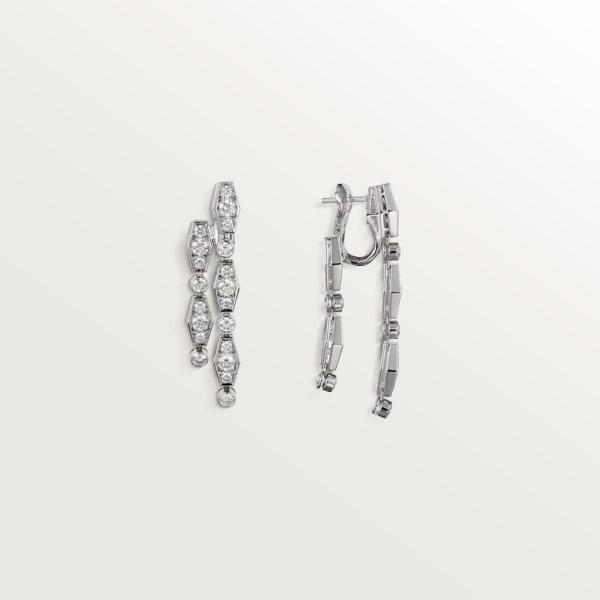 Pluie de Cartier earrings White gold, diamonds