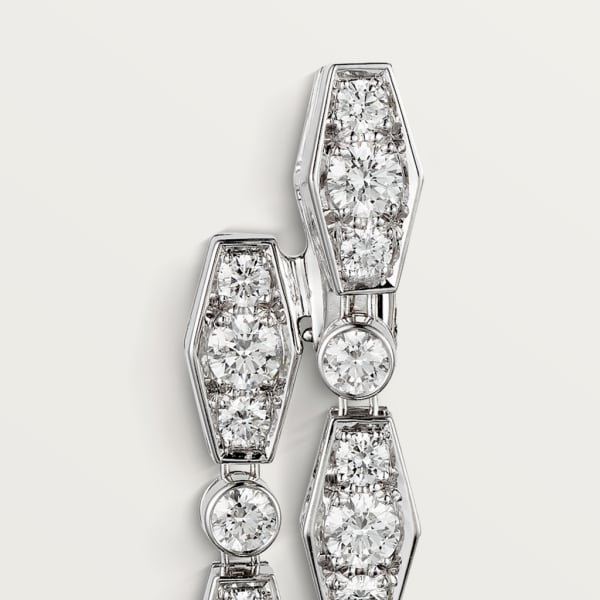 Pluie de Cartier earrings White gold, diamonds