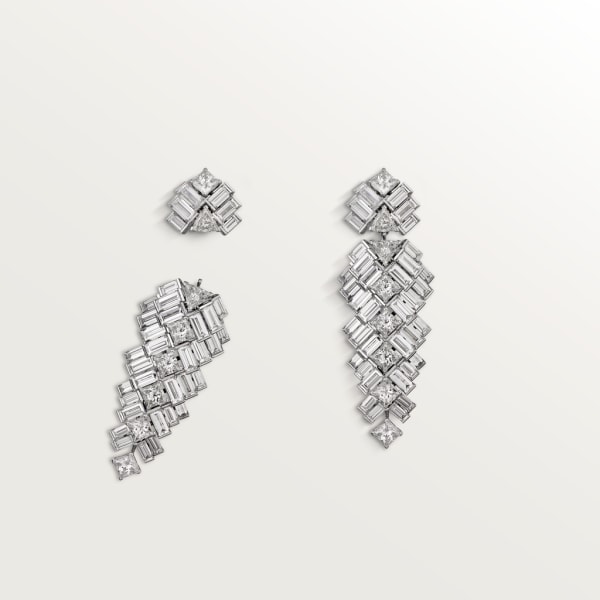 Reflection de Cartier earrings White gold, diamonds