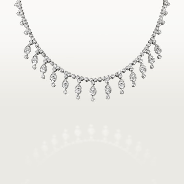 Pluie de Cartier necklace White gold, diamonds