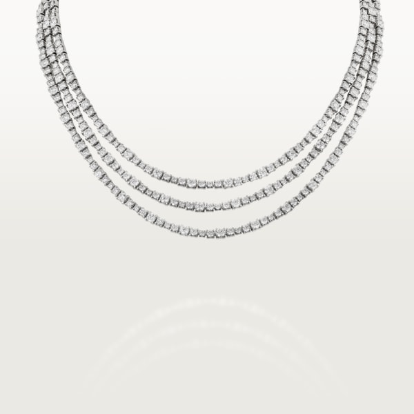 Essential Lines necklace White gold, diamonds