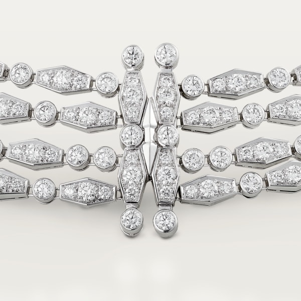 Pluie de Cartier necklace White gold, diamonds