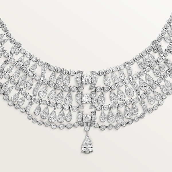 Pluie de Cartier necklace White gold, diamonds