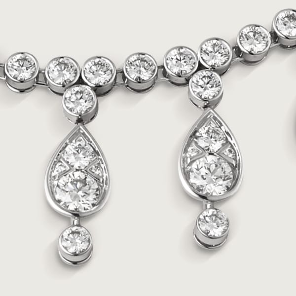 Pluie de Cartier necklace White gold, diamonds