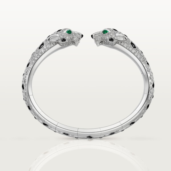 Panthère de Cartier bracelet White gold, emeralds, onyx, diamonds