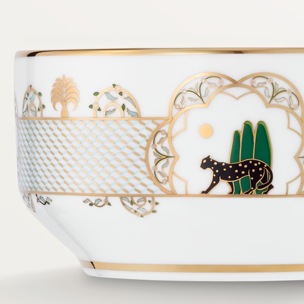 Set of two Panthère de Cartier bowls Porcelain