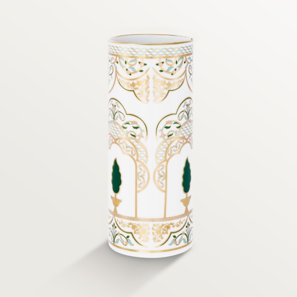 Panthère de Cartier vase, medium model Porcelain