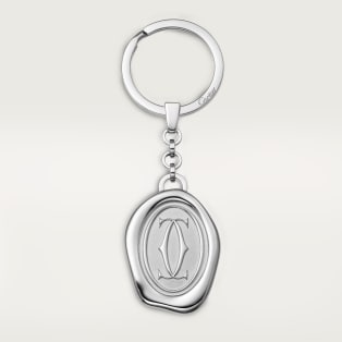 Key ring with wax seal décor Stainless steel