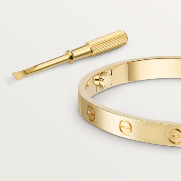 Love bracelet, classic model Yellow gold