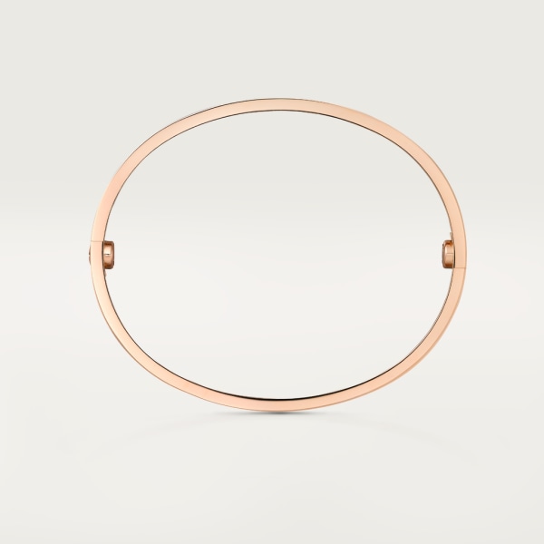 Love bracelet, 4 diamonds Rose gold, diamonds