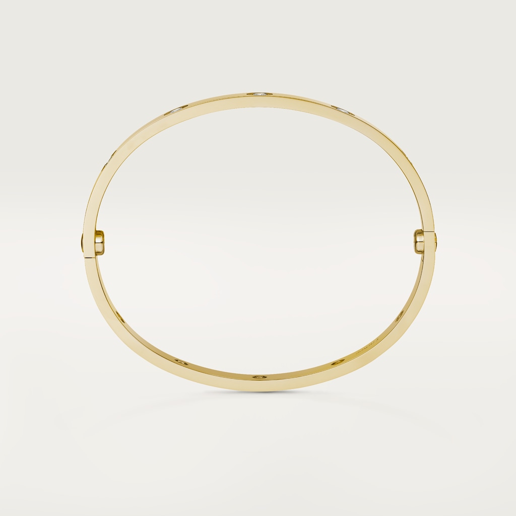 Love bracelet, 10 diamondsYellow gold, diamonds