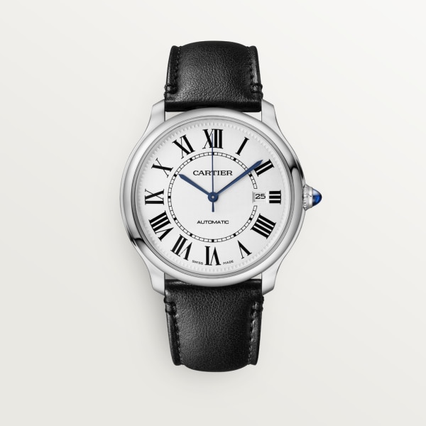 Ronde Must de Cartier watch 40 mm, automatic movement, steel, strap made without animal materials