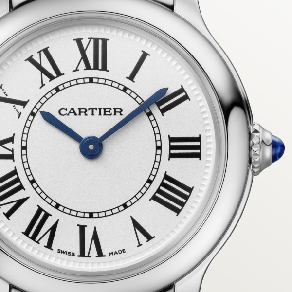 Ronde Must de Cartier watch 29 mm, quartz movement, steel