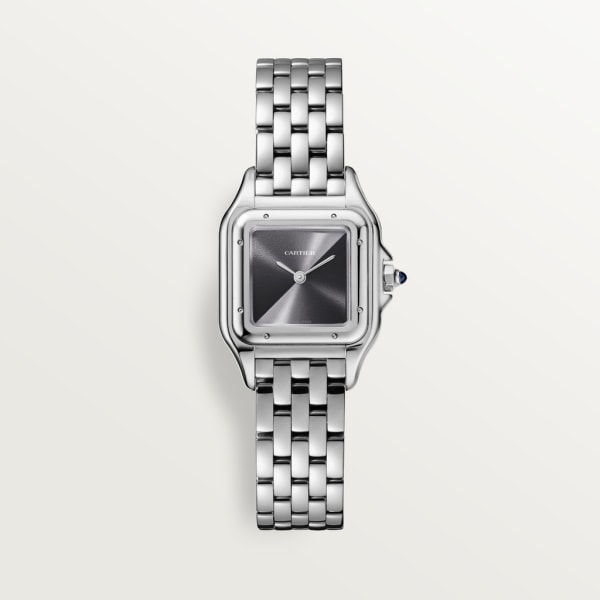 Panthère de Cartier watch Small model, quartz movement, steel