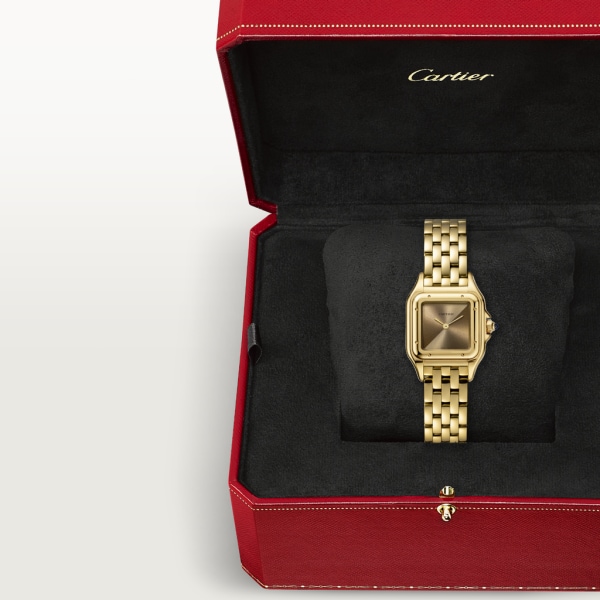 Panthère de Cartier watch Small model, quartz movement, yellow gold