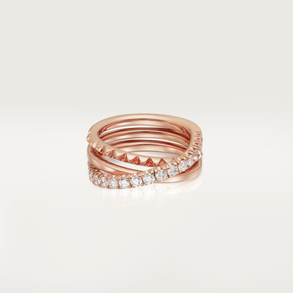 Etincelle de Cartier ring Rose gold, diamonds