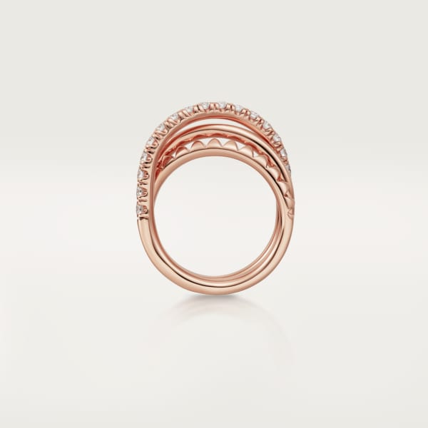 Etincelle de Cartier ring Rose gold, diamonds