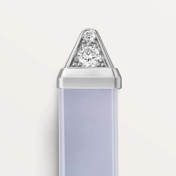 Les Berlingots de Cartier ring White gold, blue chalcedony, diamond